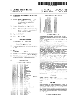 (12) United States Patent (10) Patent No.: US 7,985,564 B2 Retallack Et Al