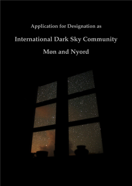Application for Designation As International Dark-Sky Community