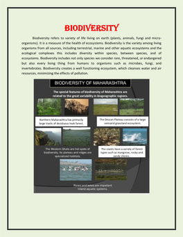 Biodiversity