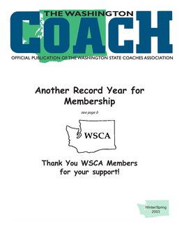 Another Record Year for Membership