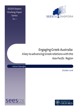 Engaging Greek-Australia: a Key to Advancing Greek Relations with the Asia-Pacific Region