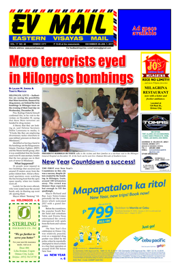 Moro Terrorists Eyed in Hilongos Bombings