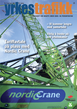 Tariffavtale På Plass Med Nordic Crane