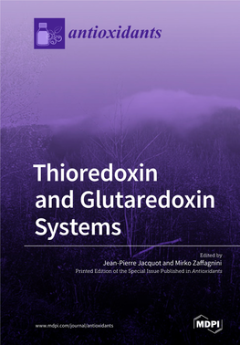 Thioredoxin and Glutaredoxin Systems