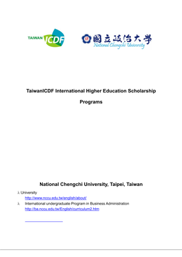 National Chengchi University, Taipei, Taiwan