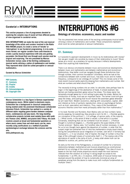 Interruptions #6