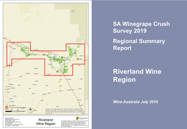 Riverland Wine Region
