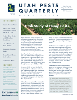 UTAH PESTS Diagnostic Laboratory