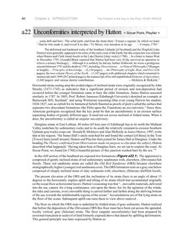 A22 Unconformities Interpreted by Hutton &lt; Siccar Point, Playfair &gt;