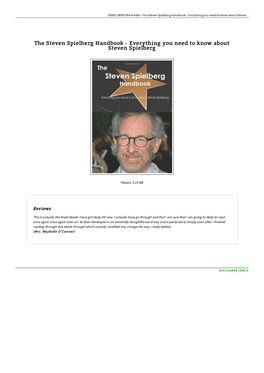 Get Ebook / the Steven Spielberg Handbook