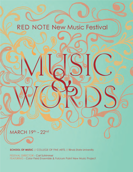 2012 Red Note New Music Festival Composition Competition