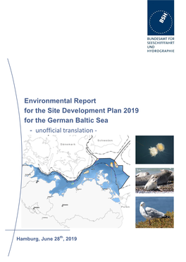 Environmental Report for the Site Development Plan 2019 for the German Baltic Sea - Unofficial Translation