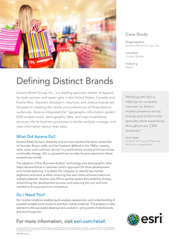 Ascena Retail Group Case Study