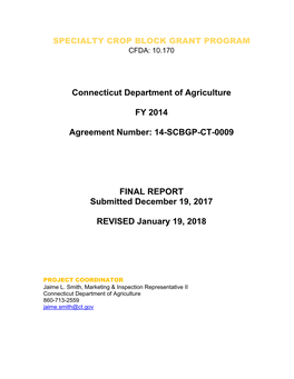 Connecticut Department of Agriculture