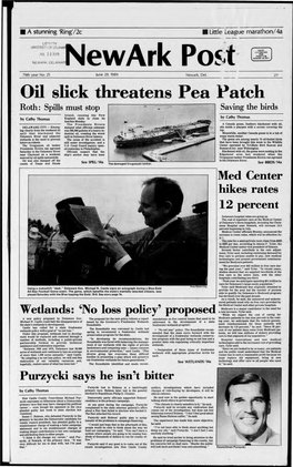 Oil Slick Threatens Pea Patch