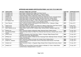 Approved and Signed Certificates from 1 July 2011 to 31 May 2013