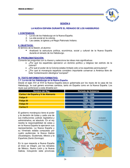 1. La Era De Los Habsburgo En La Nueva España. 2