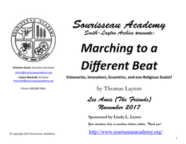 Marching to a Different Beat! 13