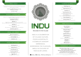 Indu Is a Celebration of Village Culture, Food