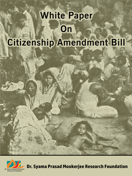 White Paper on Citizenship Amendment Bill