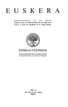 Euskera 1997
