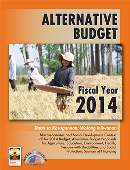 Alternative Budget, Fiscal Year 2014