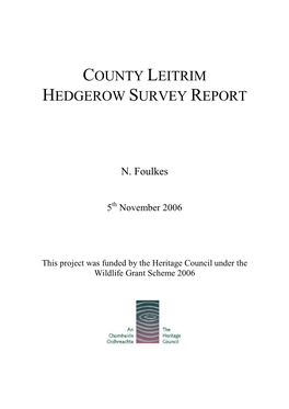 County Leitrim Hedgerow Survey Report