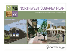 Northwest Subarea Plan Update Adopted October 2013 | Originally Adopted June 2006