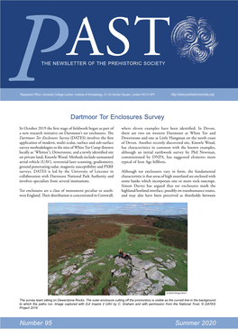 Number 95 Summer 2020 Dartmoor Tor Enclosures Survey