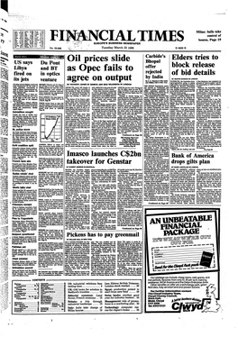 Financial Times , 1986, UK, English