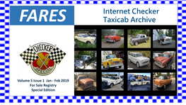 Internet Checker Taxicab Archive