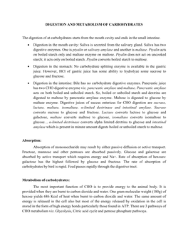 II Digestion and Metabolism in Poultry