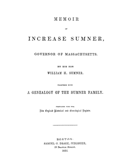 Increase Sumner