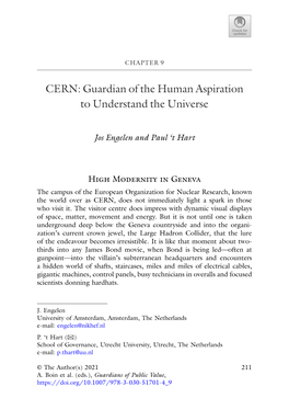 CERN: Guardian of the Human Aspiration to Understand the Universe