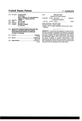 United States Patent (11 3,630,676