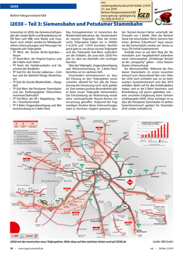 Siemensbahn Und Potsdamer Stammbahn