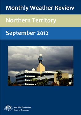 Northern Territory September 2012 Monthly Weather Review Northern Territory September 2012