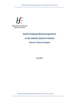 Audit of Safeguarding Arrangements in the Catholic Church in Ireland ______