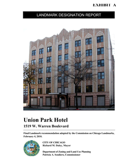 Union Park Hotel 1519 W