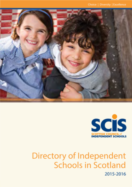 Directory of Independent Schools in Scotland 2015-2016