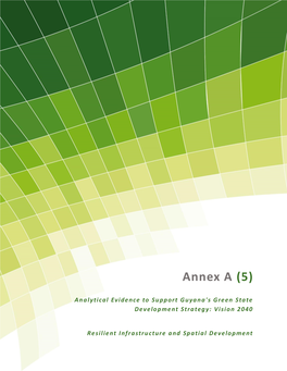 Annex a (5) – Resilient Infrastructure and Spatial Development