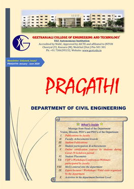 Department of Civil Engineering