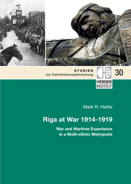 Riga at War 1914-1919