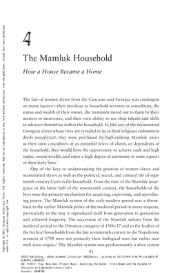 The Mamluk Household