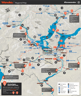 Regional Map #Lovewanaka