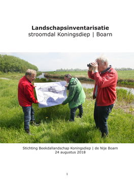 Landschapsinventarisatie Stroomdal Koningsdiep | Boarn