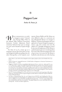 6 Puppet Law