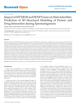 Research Open Volume 2 Issue 1