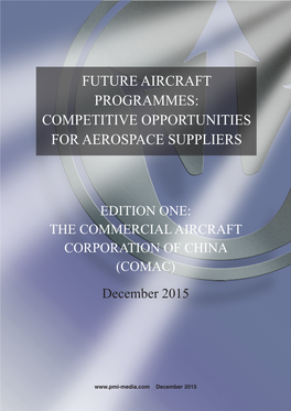 Future Aircraft Programmes: Competitive Opportunities for Aerospace Suppliers