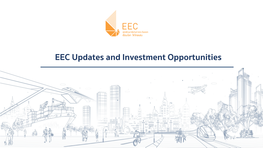 EEC Updates and Investment Opportunities Eastern Economic Corridor (EEC)